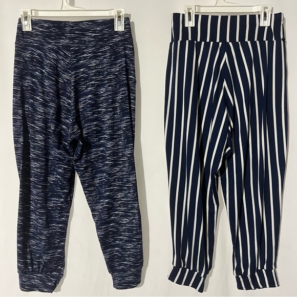 shosho Pants - Shosho Jogger Bundle Speckled Blue and Striped Pants Size Small